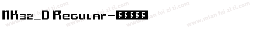 NK32_D Regular字体转换